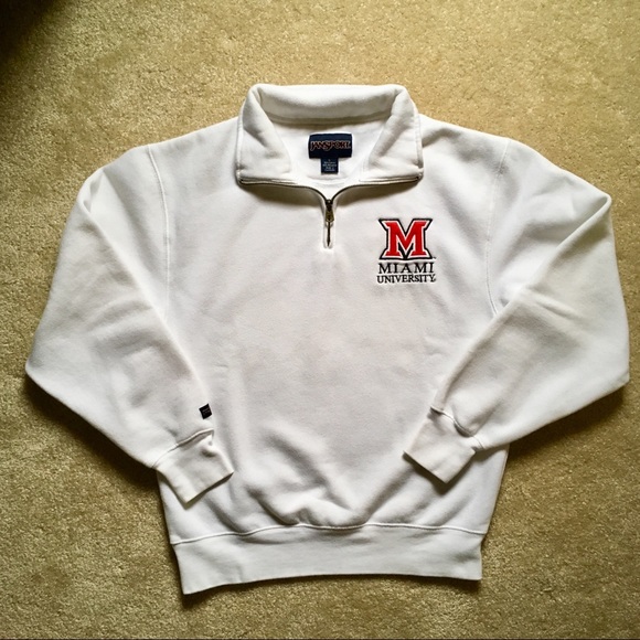 Jansport Tops - Miami University quarter zip